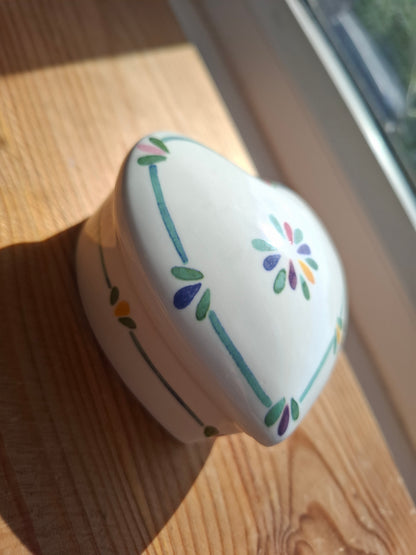 'Slag' Upcycled Heart Shaped Trinket Pot