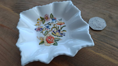 'Cunt' Upcycled Frilly Square Shaped Trinket Dish