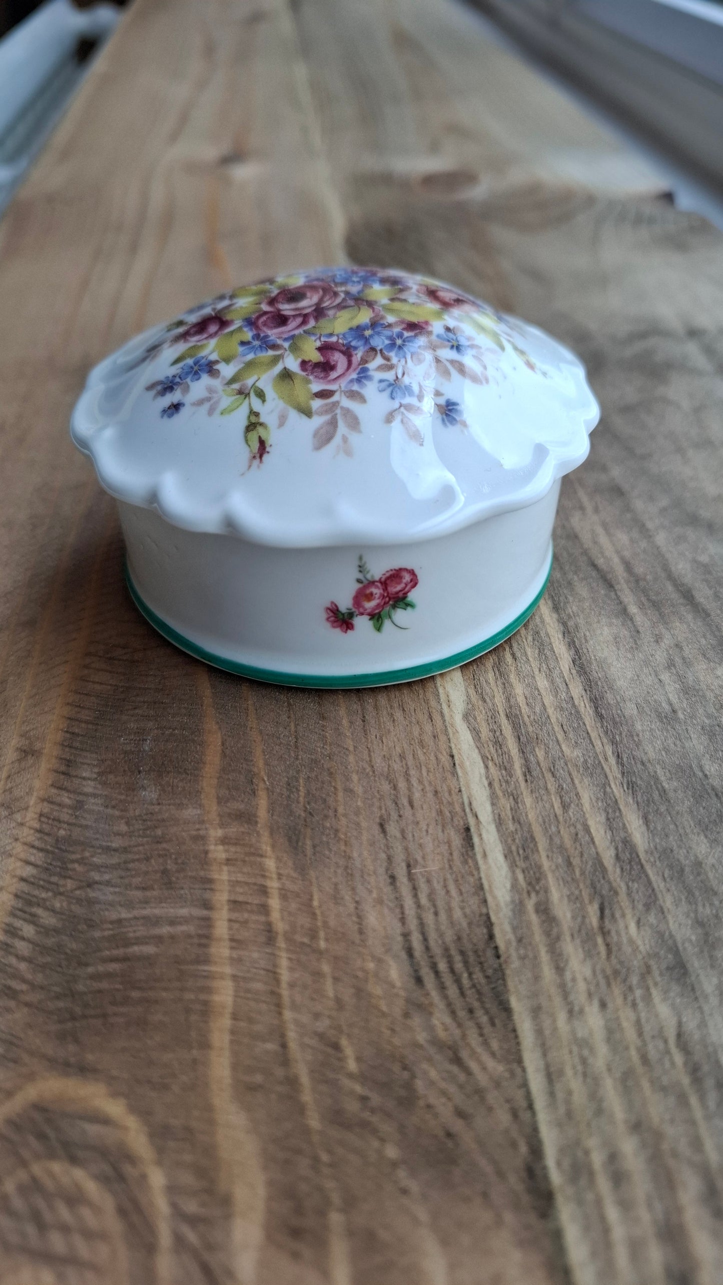 'Bitch' Upcycled Floral Trinket Pot