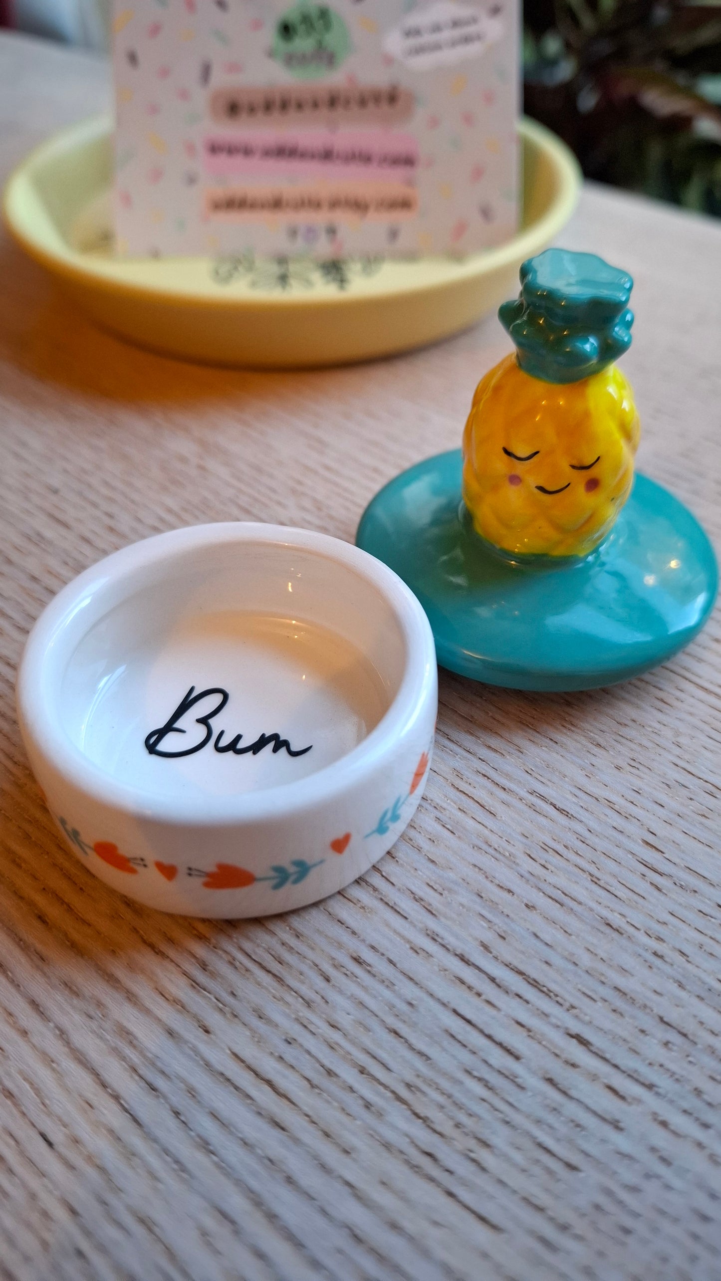 'Bum' Upcycled Pineapple Trinket Pots