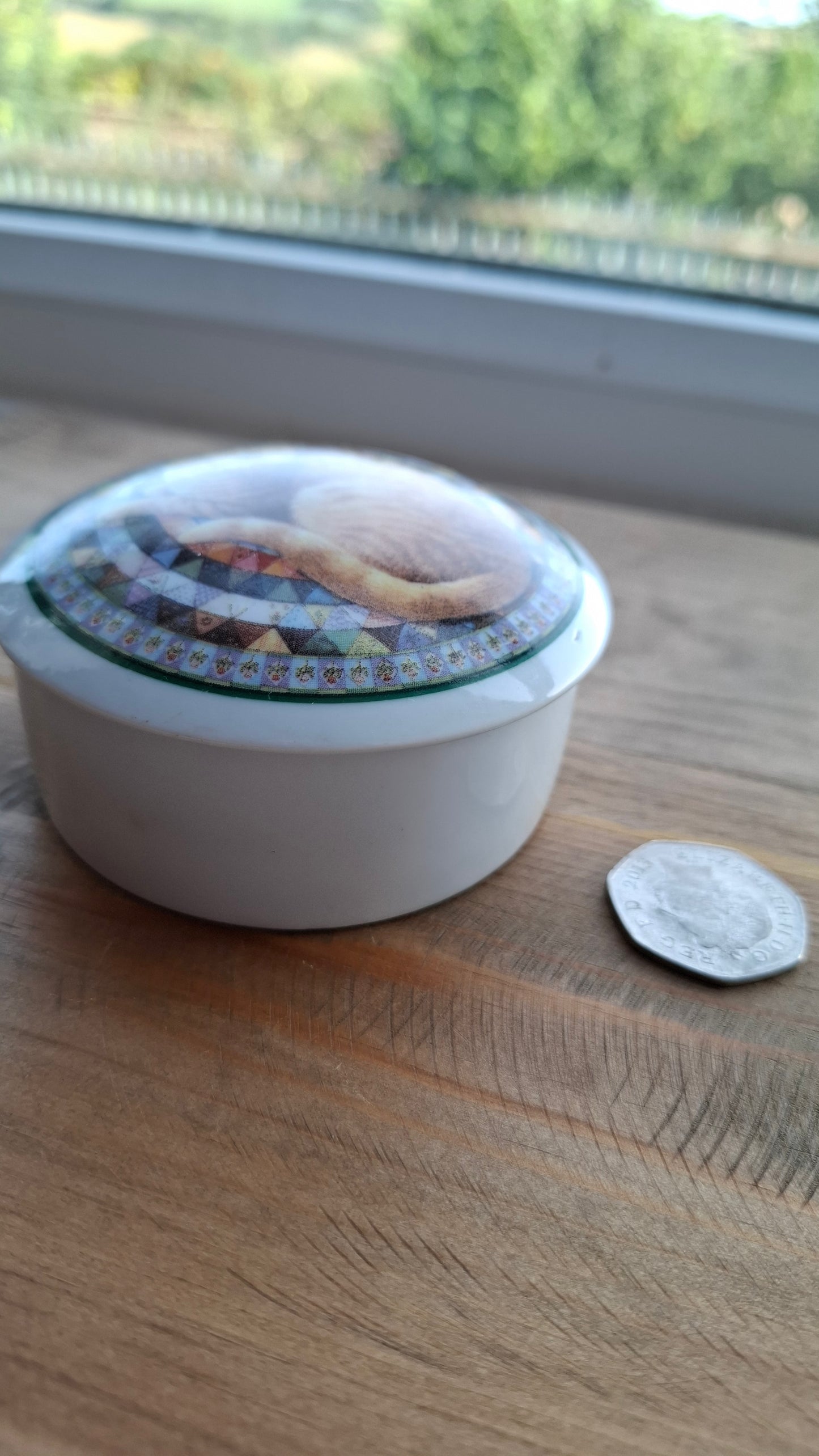 'Cunt' Upcycled Ceramic Cat Ashtray