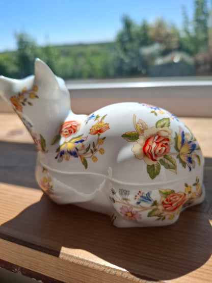'Cunt' Large Pretty Cat Ceramic Trinket Pot