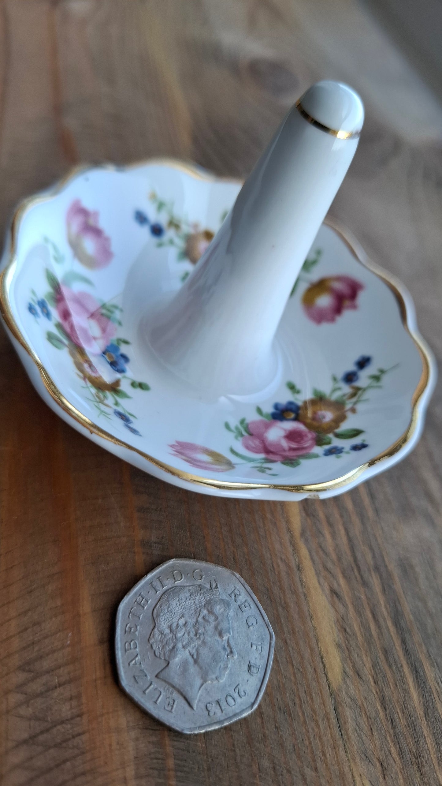 Floral Ring Holder Dish