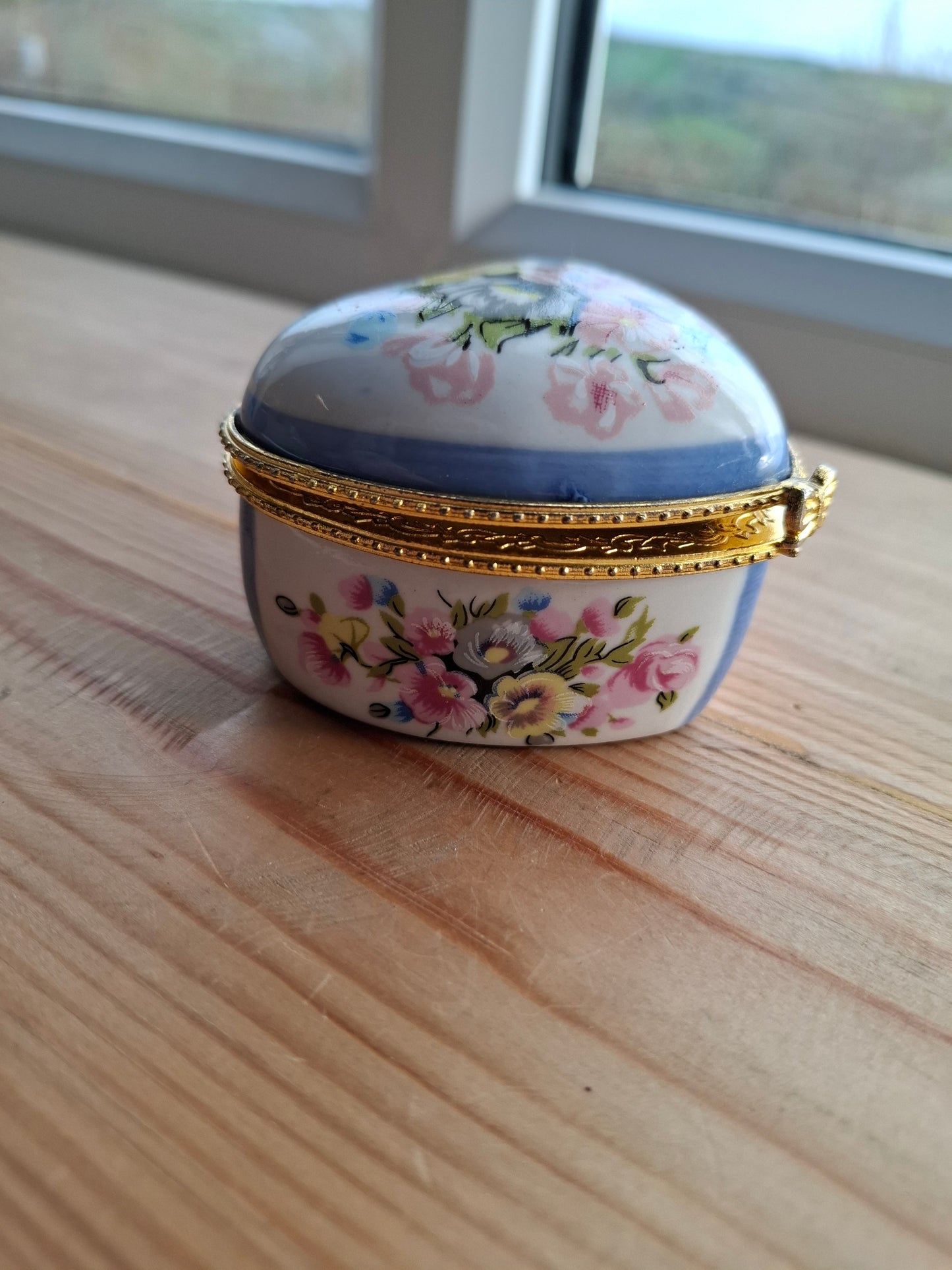 'Cunt' Upcycled Large Heart Shaped Trinket Pot With Clasp