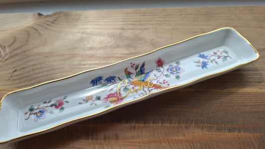 'Cunt' Upcycled Long Floral Trinket Dish