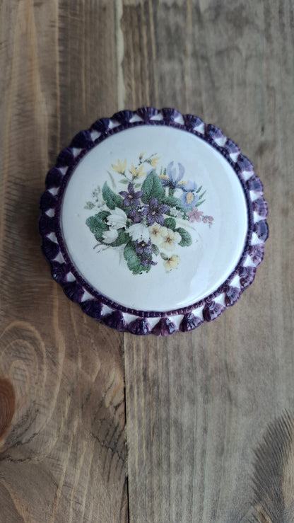 'Arse Hole' Upcycled Frilly Trinket Pot