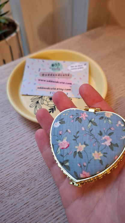 'Twat' Compact Mirror Heart Shaped