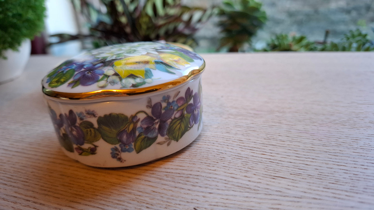 'Fanny Flaps Upcycled Bright Floral Medium Sized Pot