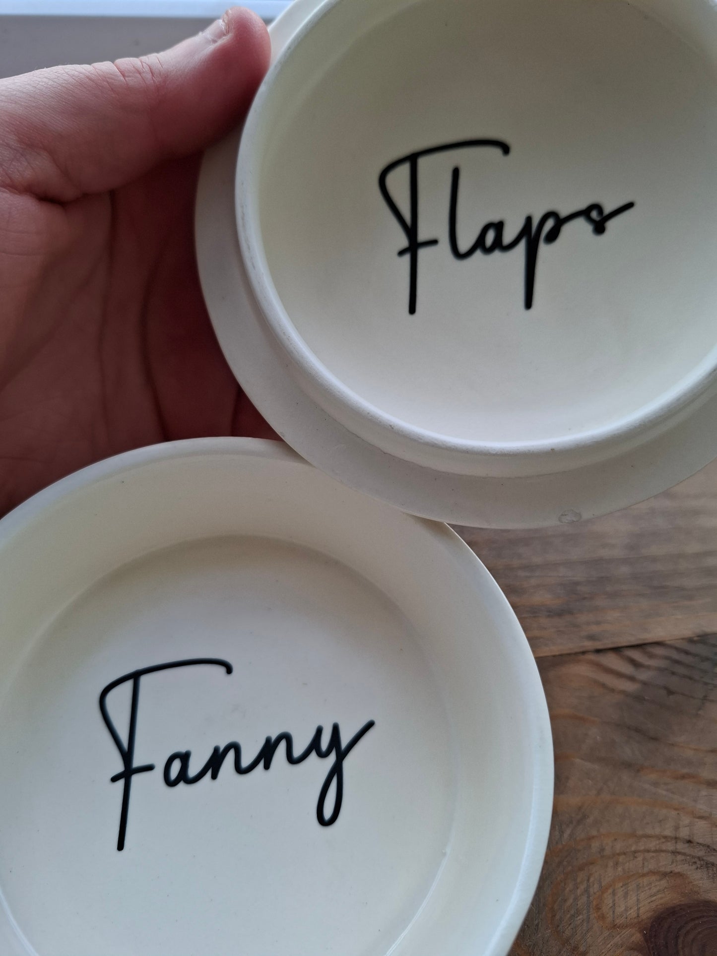 'Fanny Flaps' Upcycled Floral Birdy Trinket Pot