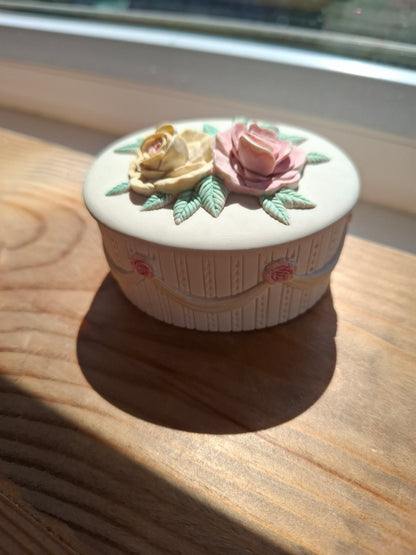 'Cunt' Rose Oval Shaped Trinket Pot