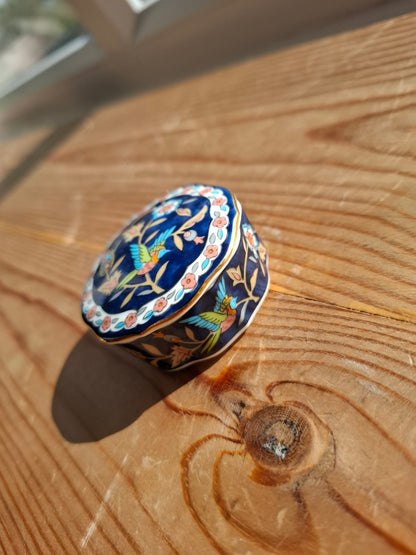 'Cunt' Upcycled Small Floral Birdy Trinket Pot