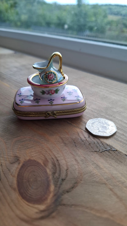 'Bell End' Upcycled Jug Trinket Pot With Clasp