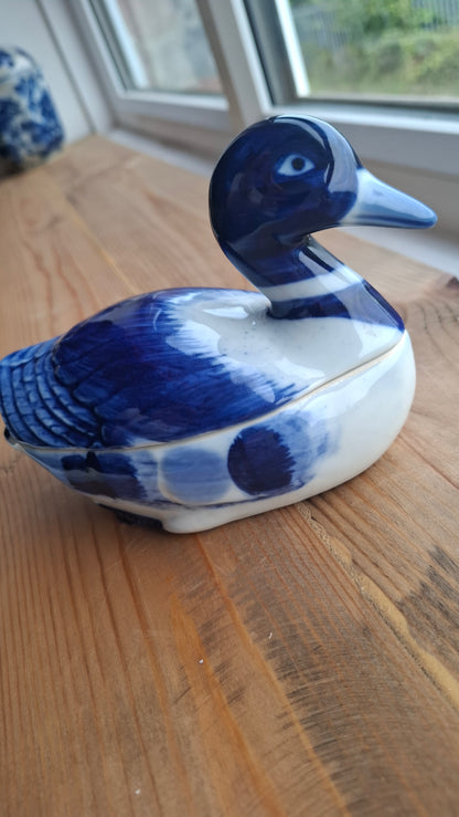 'Cunt' Upcycled Blue Duck Trinket Pot