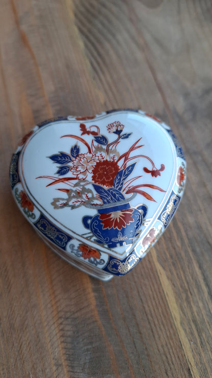 'Bitch' Upcycled Heart Shaped Fancy Trinket Pot