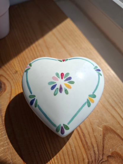 'Slag' Upcycled Heart Shaped Trinket Pot