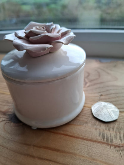 'Slag' Upcycled Rose Trinket Pot