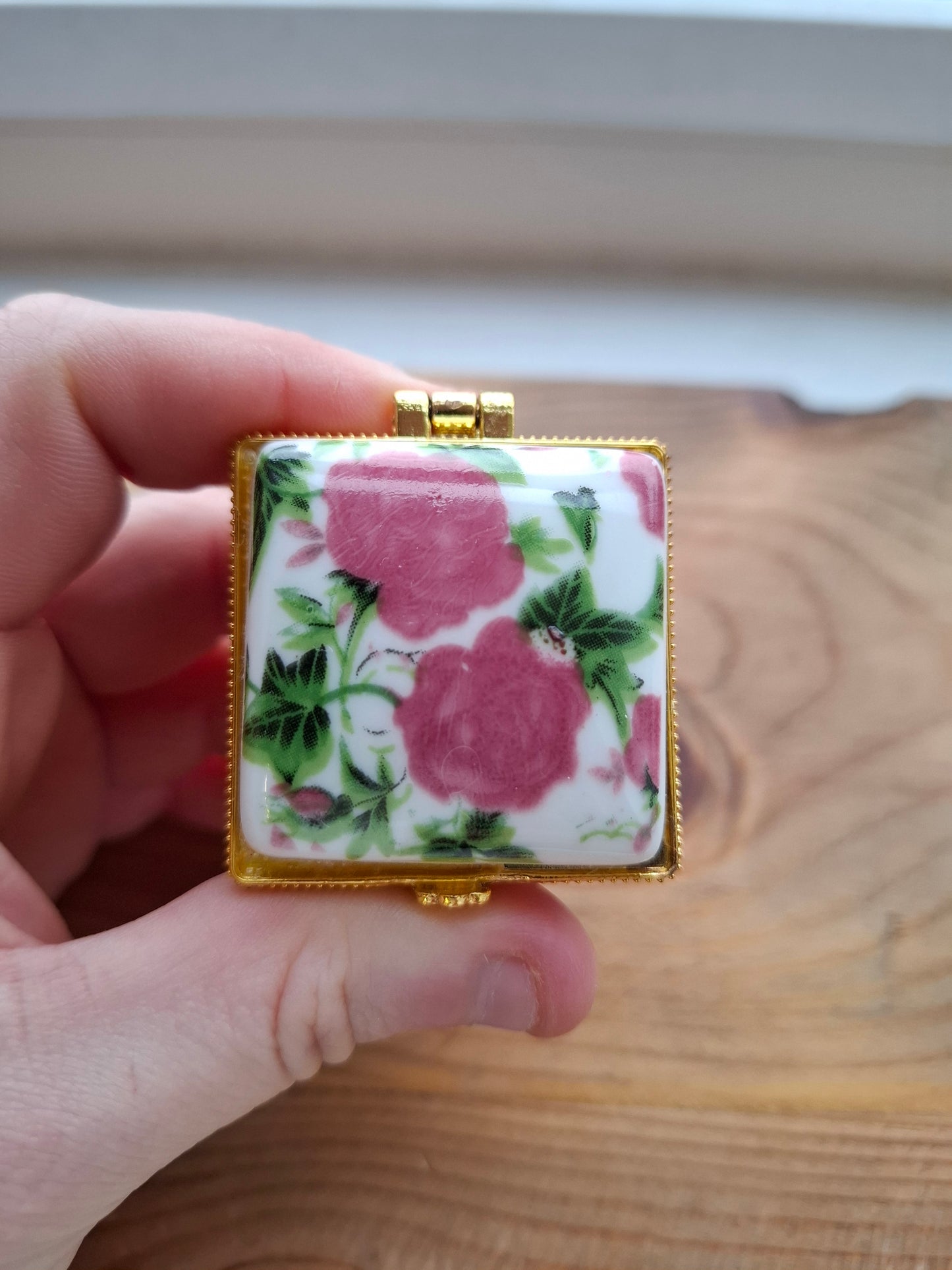 'Cunt' Upcycled Mini Trinket/Pill Pot Hot Pink & Green