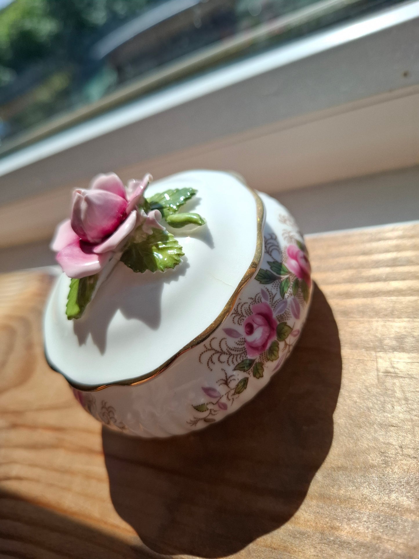 'Cunt' Upcycled Rose Trinket Pot (DISCOUNTED)