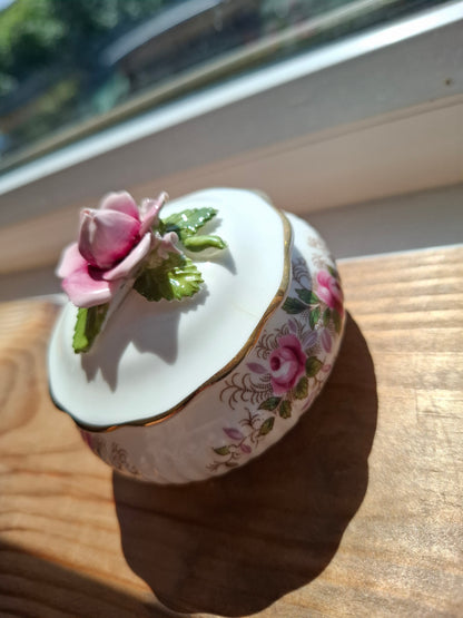 'Cunt' Upcycled Rose Trinket Pot (DISCOUNTED)