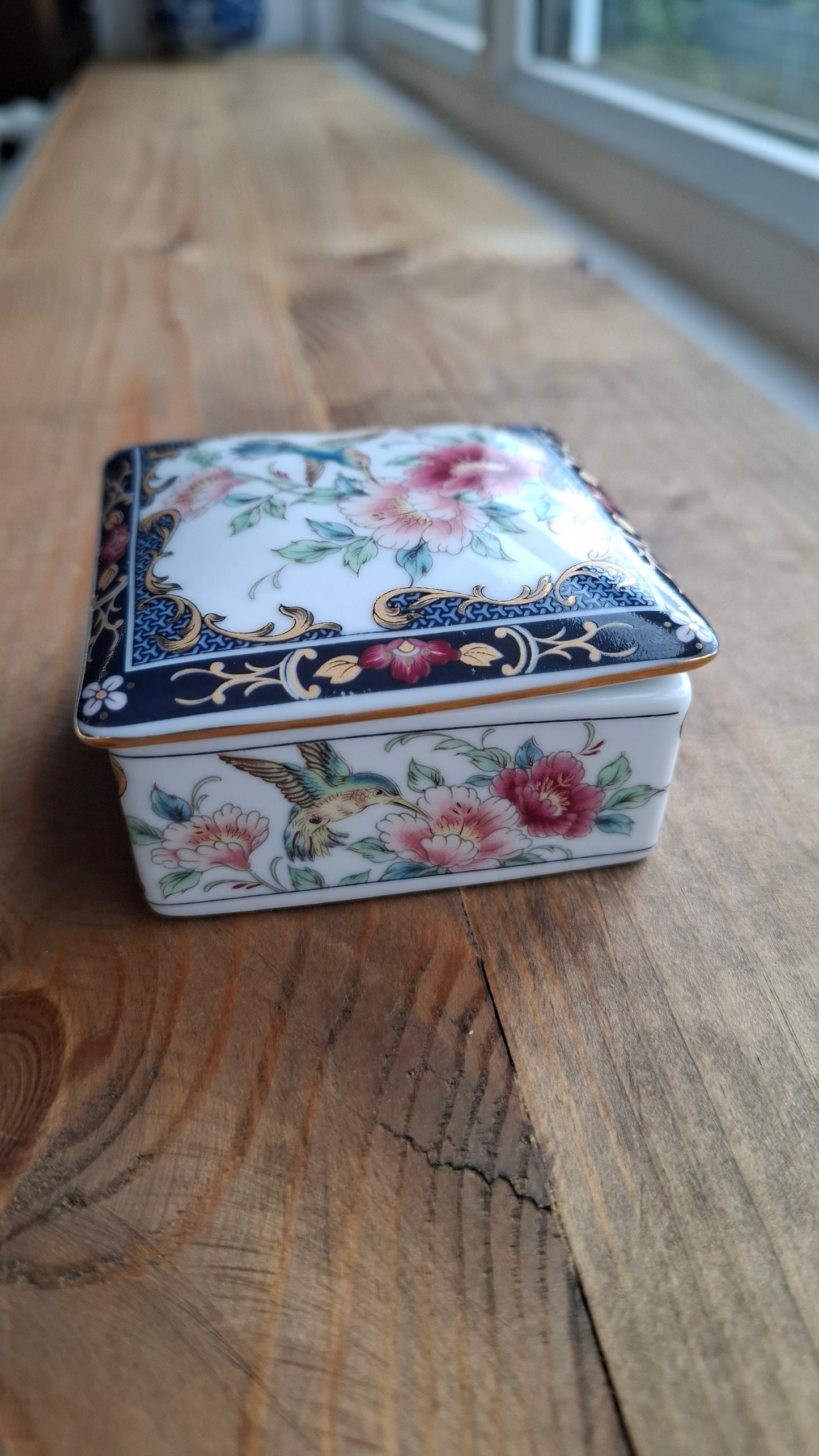 'Piss Flaps' Upcycled Hummingbird Trinket Pot
