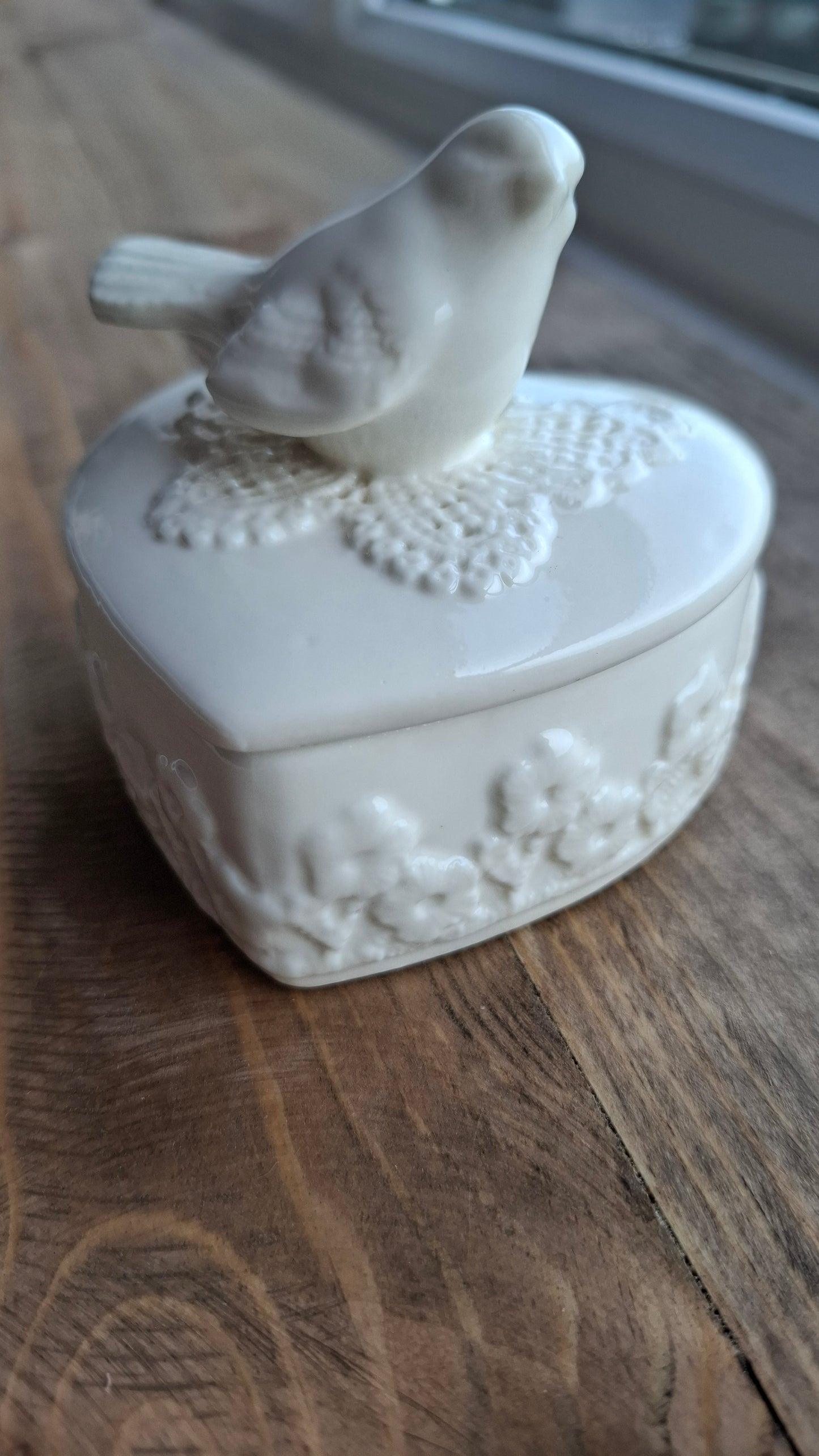 'Cunt' Upcycled White Bird Trinket Pot