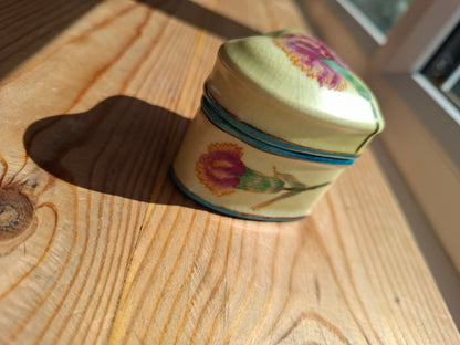 'Cunt' Upcycled Floral Bee Heart Shaped Trinket Pot