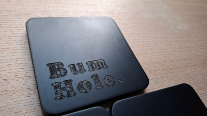 Cursey Coasters (Black Square)
