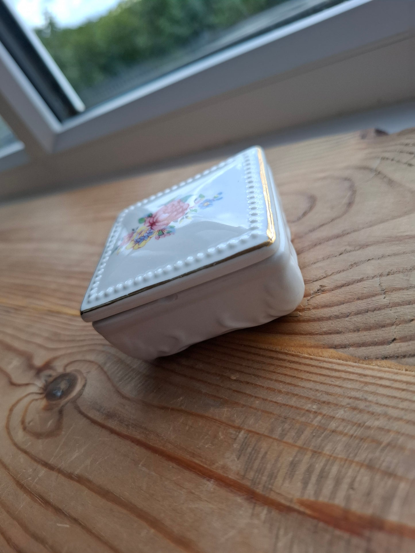 'Bum Hole' Upcycled Square Trinket Pot