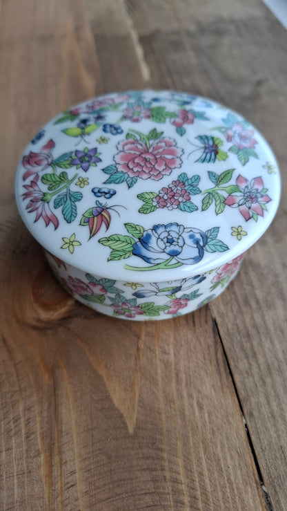 'Dick Head' Upcycled Butterfly and Flowers Trinket Pot