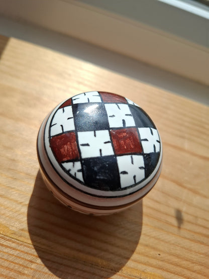 'Twat' Upcycled Checkered Trinket Pot