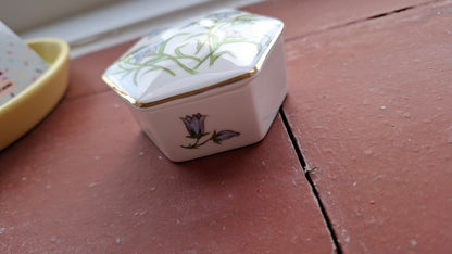 'Ball Bag' Upcycled Bluebell Trinket Pot