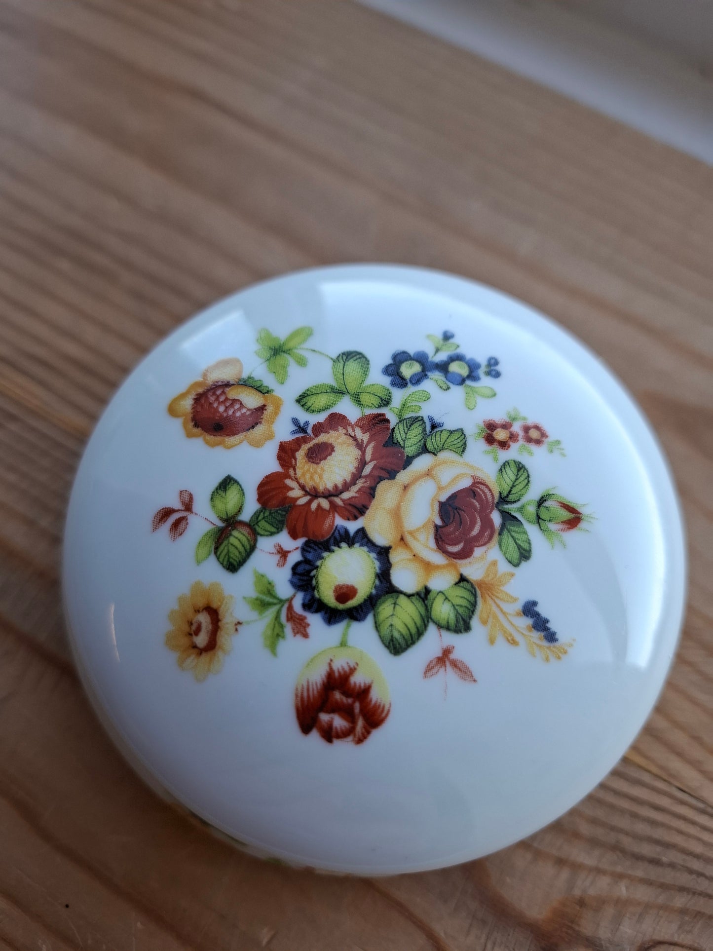 'Bum' Upcycled Floral Trinket Pot
