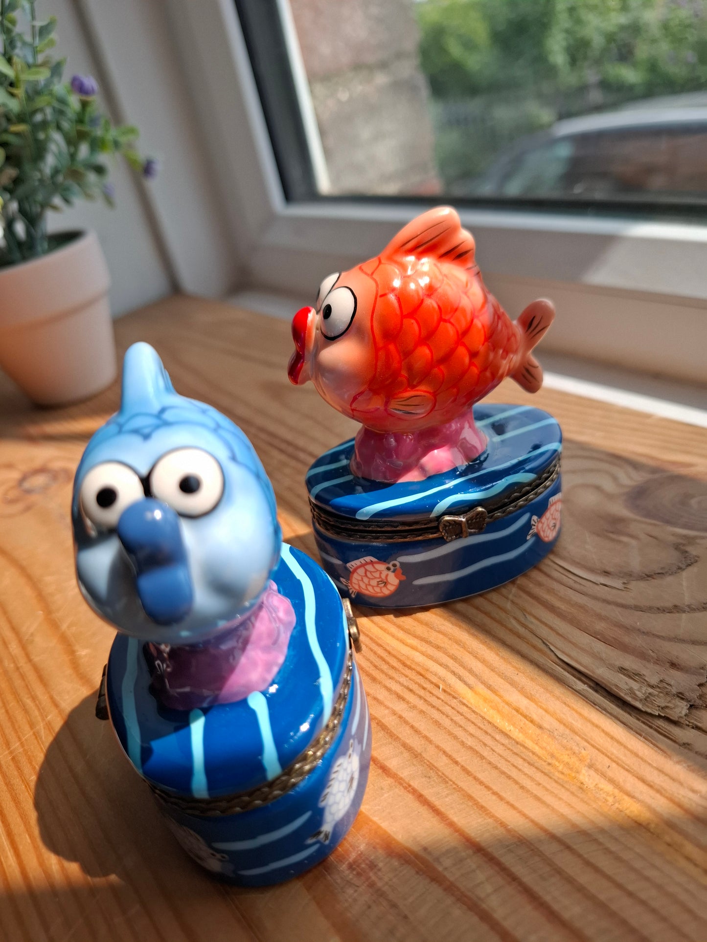 'Cunt' Upcycled Goofy Fish Trinket Pot With Clasp
