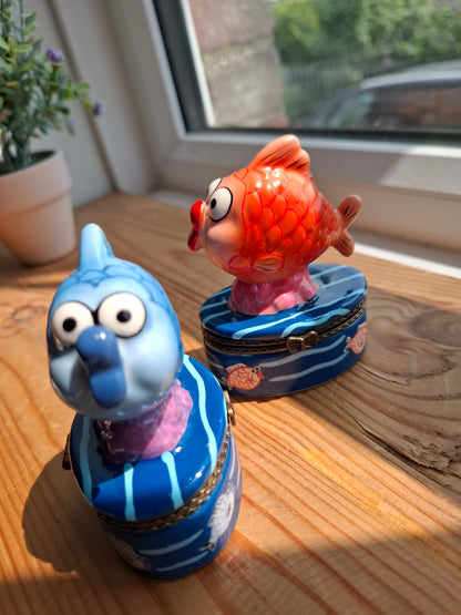 'Cunt' Upcycled Goofy Fish Trinket Pot With Clasp