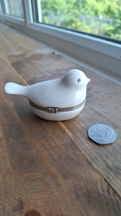 'Cunt' Upcycled White Birdy Trinket Pot