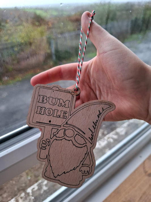 Bum Hole Gonk Christmas Decoration