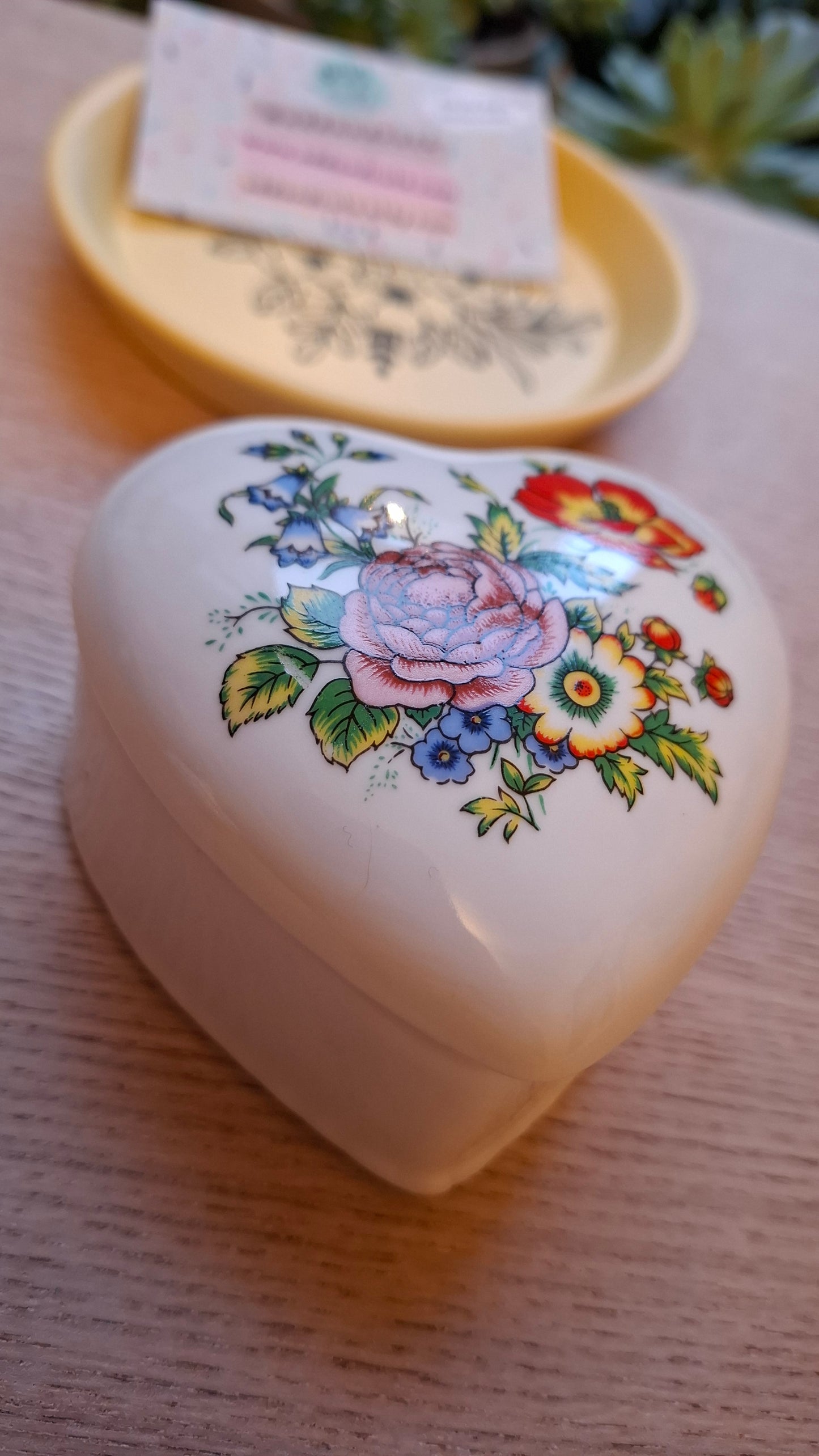 'Prick' Upcycled Heart Shaped Trinket Pot