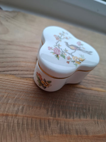'Cunt' Upcycled Unusual Shaped Floral Birdy Trinket Pot