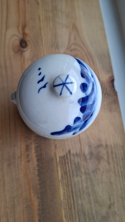 'Twat' Upcycled Tall Ceramic Scenary Pot