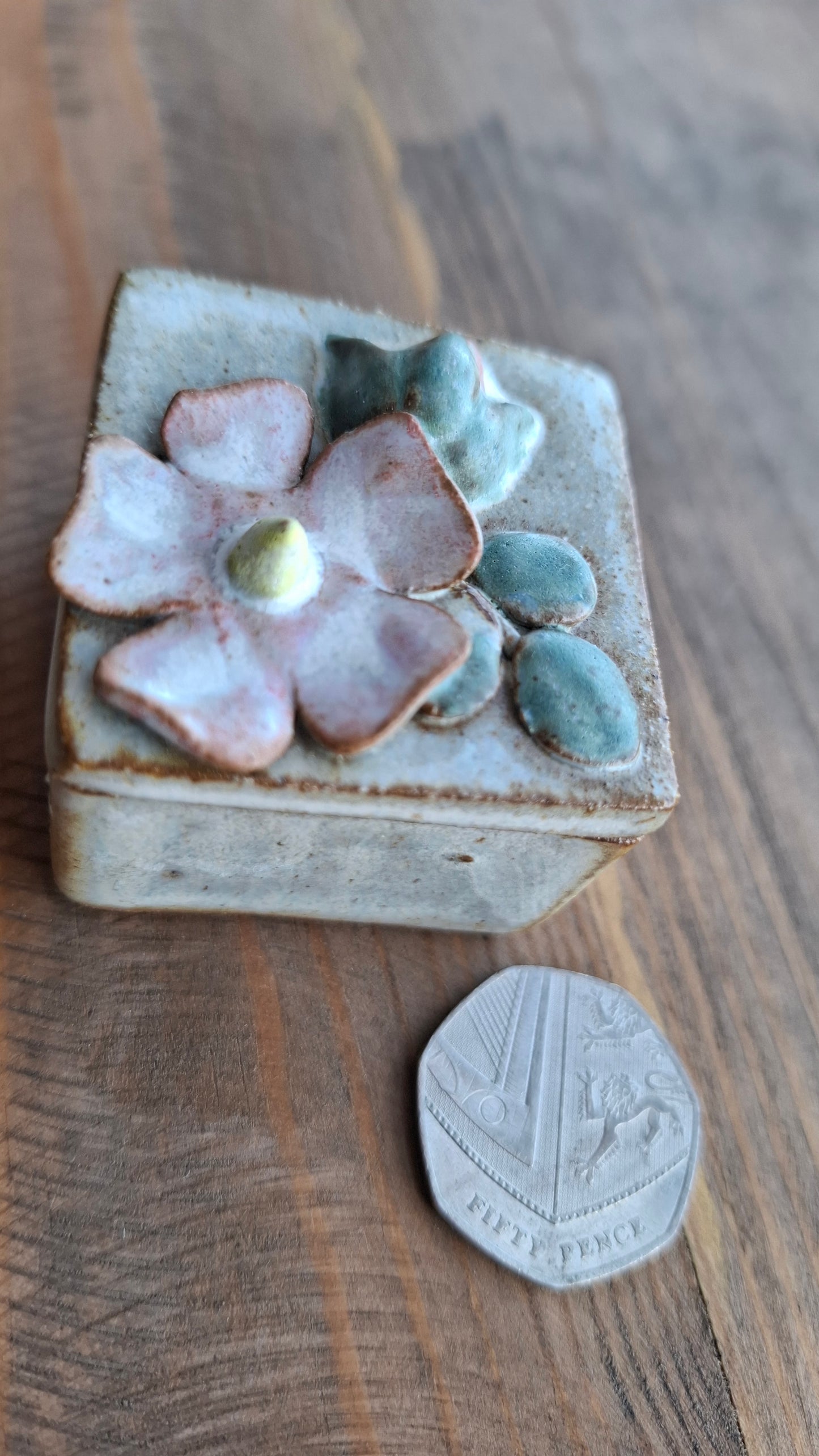 'Cunt' Upcycled Small Square Trinket Pot