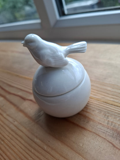 'Cunt' Upcycled Little White Bird Trinket Pot