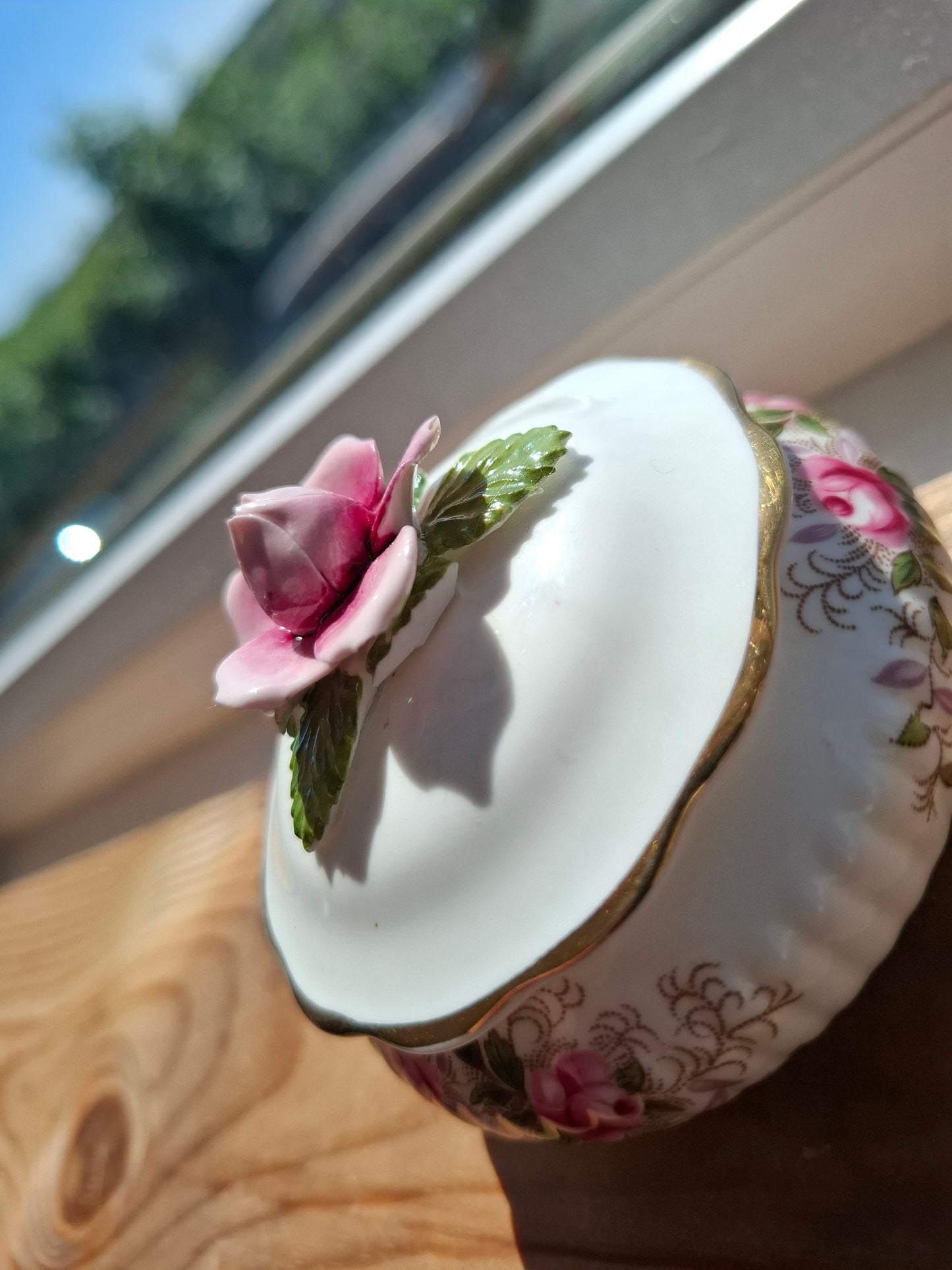 'Cunt' Upcycled Rose Trinket Pot (DISCOUNTED)