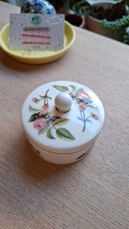 'Cunt' Upcycled Wedgwood Trinket Pot With Cute Lid