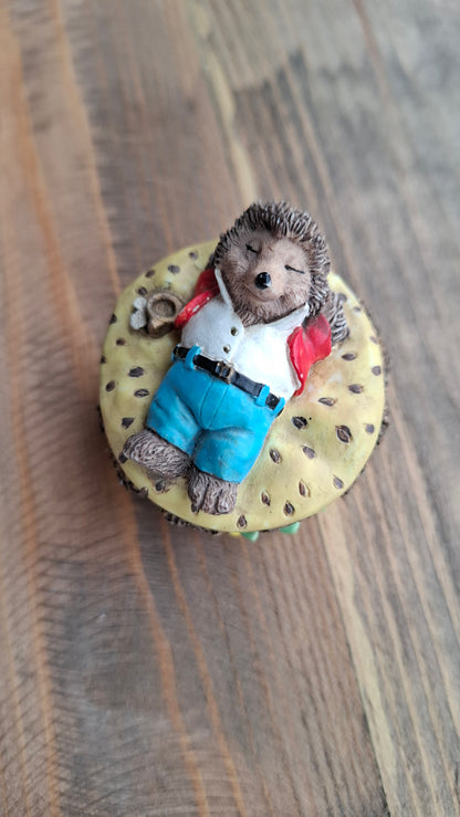 'Cunt' Upcycled Small Hedgehog Burger Trinket Pot