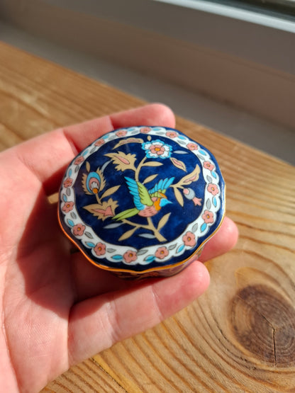 'Cunt' Upcycled Small Floral Birdy Trinket Pot
