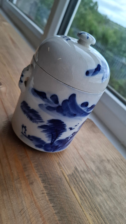 'Twat' Upcycled Tall Ceramic Scenary Pot