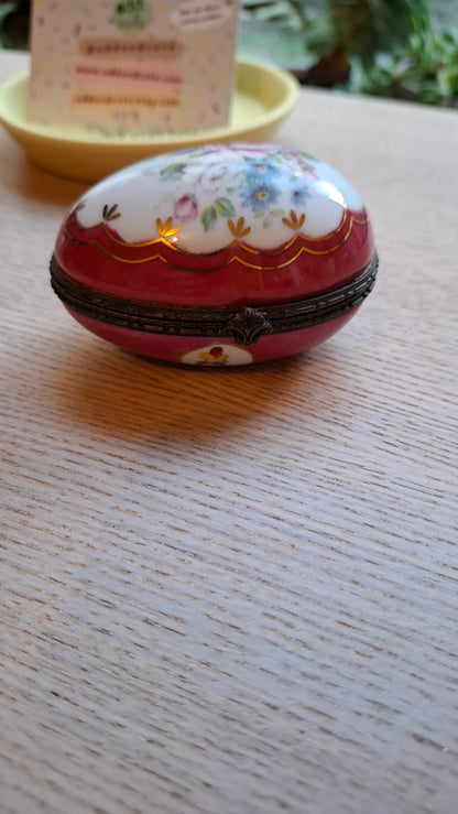 'Cunt' Upcycled Fancy Pink Egg Trinket Pot