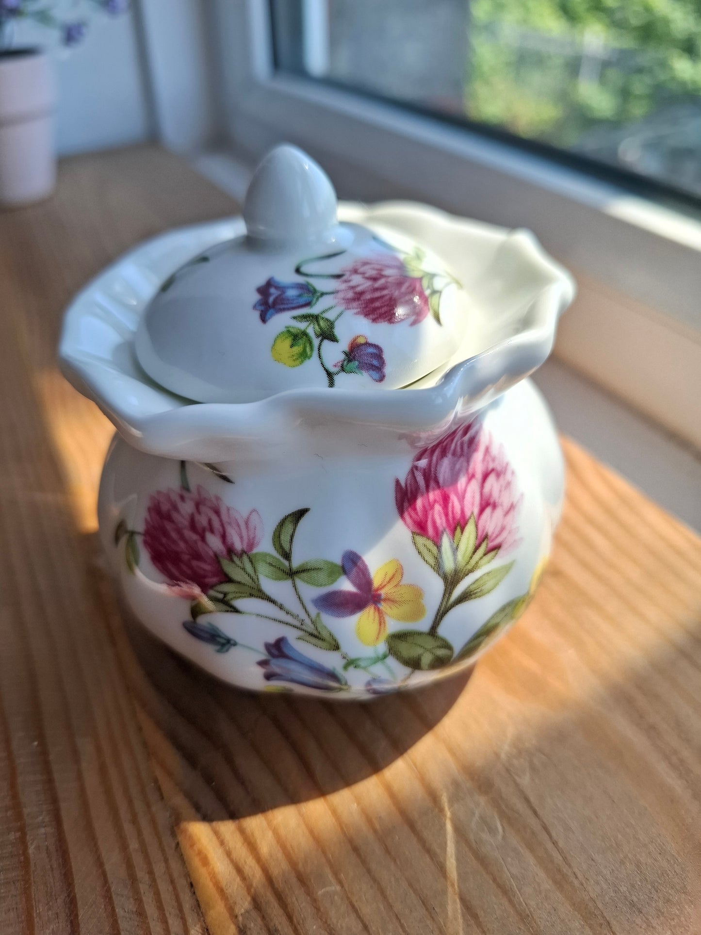 'Cunt' Upcycled Fancy Bag Style Trinket Pot (Gold Writing)