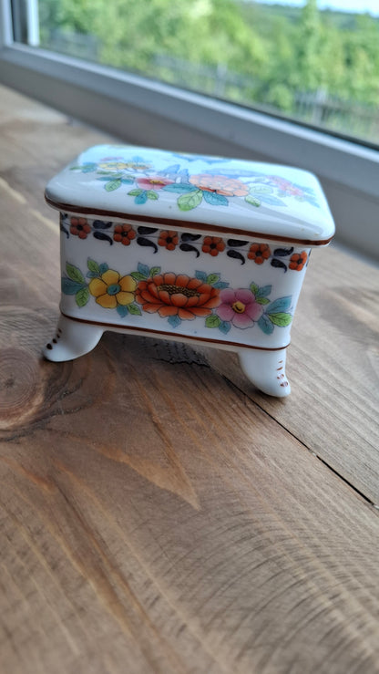 'Fanny Flaps' Upcycled Chest Style Trinket Pot
