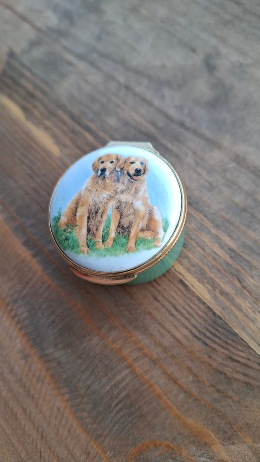 'Cunt' Upcycled Golden Retriever Trinket Pot